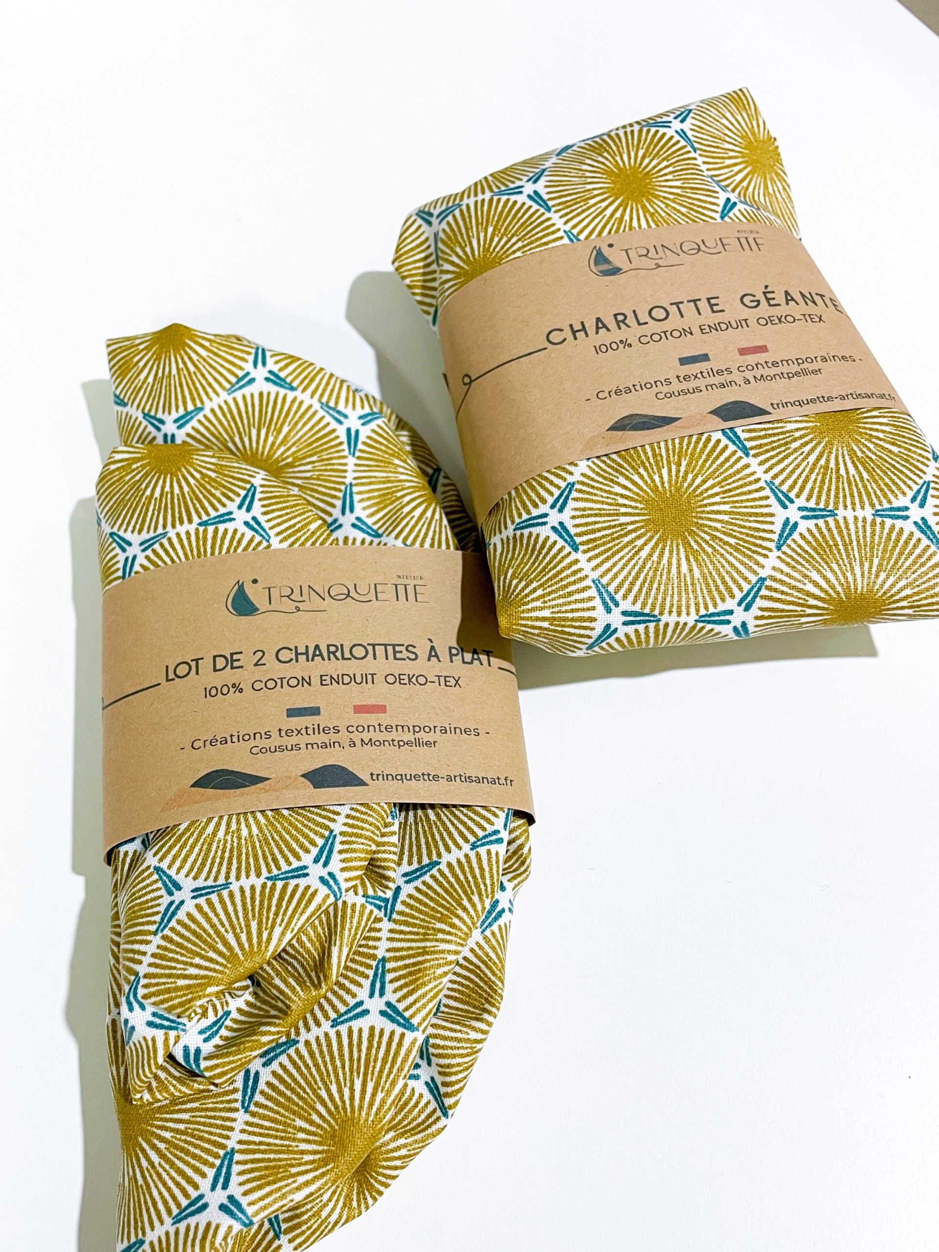 Charlottes à plat - Lot de 3