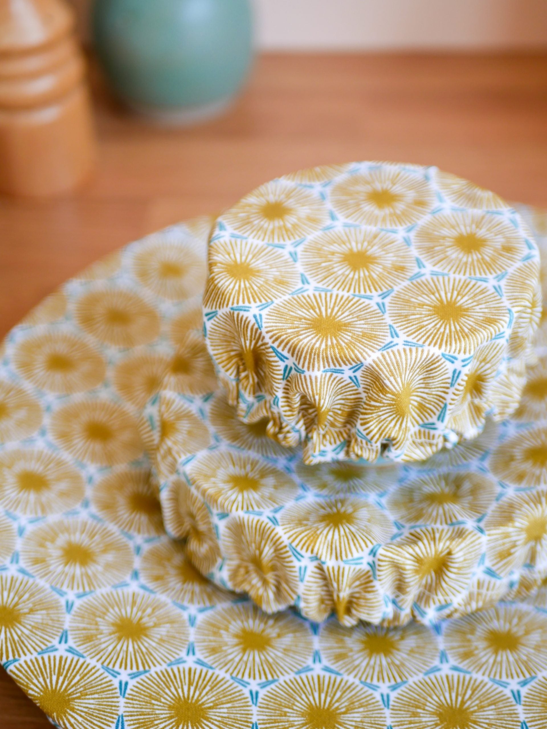 Charlottes à plat Tupperware - Moutarde Soleil - Trinquette Atelier