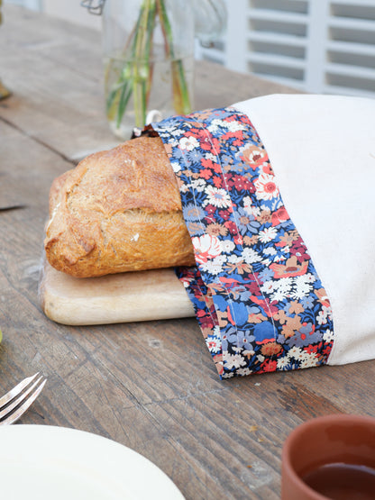 Linen and Liberty baguette bag