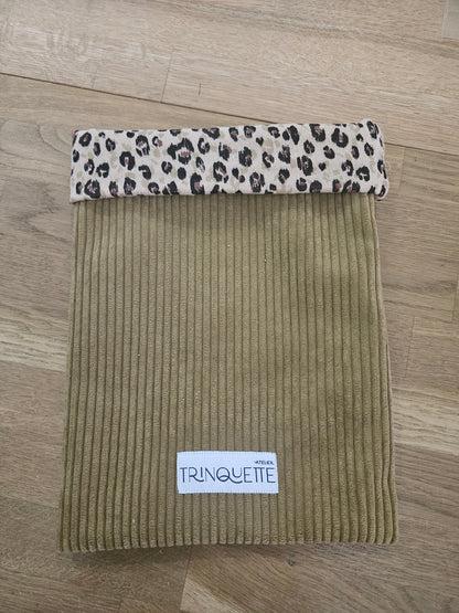 Pochette à livre VELOURS format BROCHE